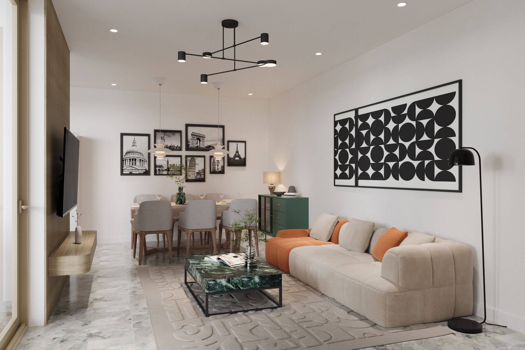 Contemporary Single-Story Villas For Sale in Bophut