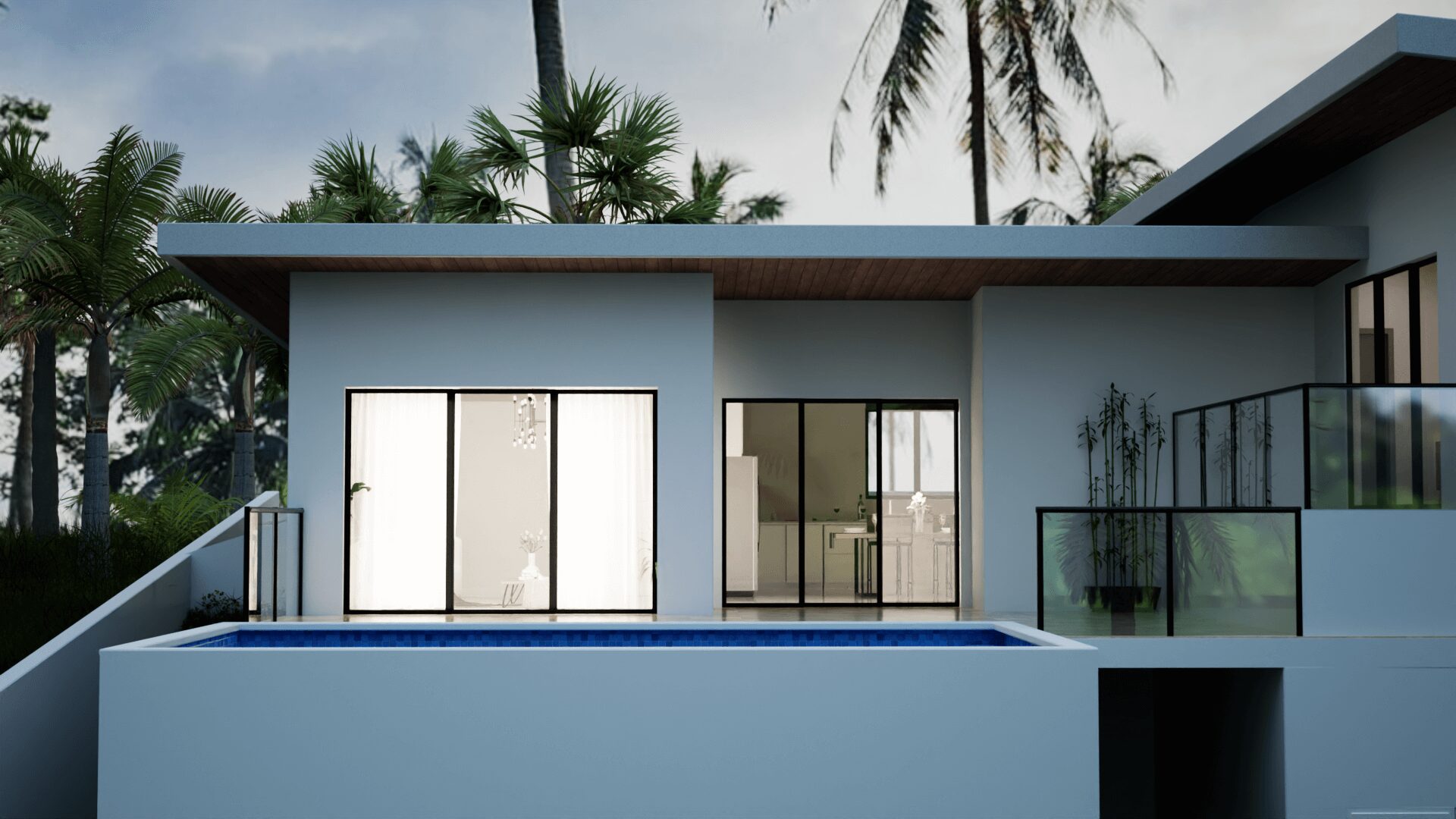 Luxury 3-Bedroom Villa with Jungle Views in Bophut