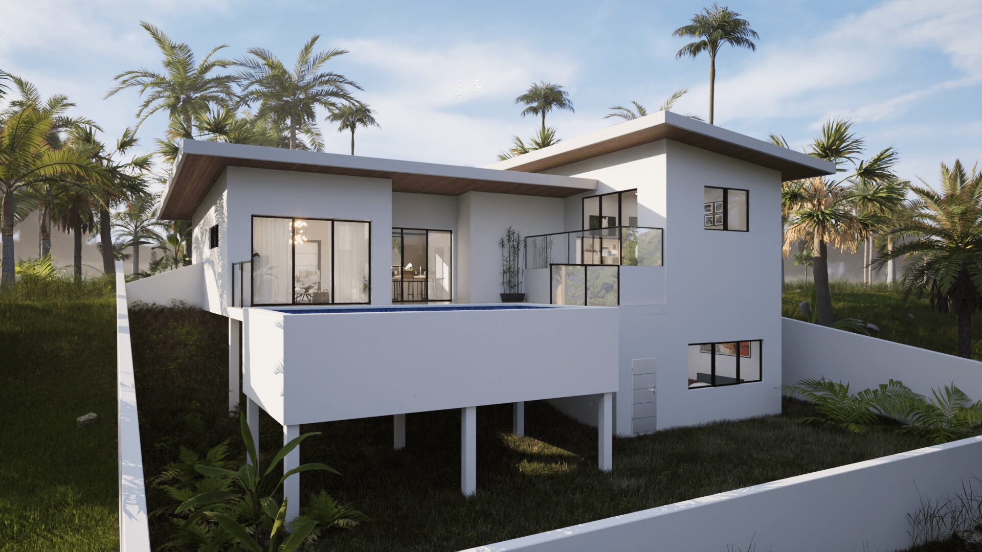 Luxury 3-Bedroom Villa with Jungle Views in Bophut