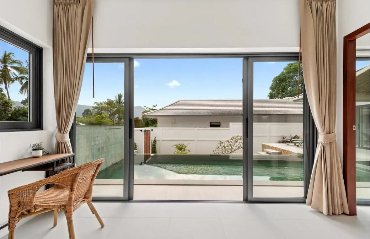 3-bedroom villa for long-term rent in Maenam, Koh Samui.