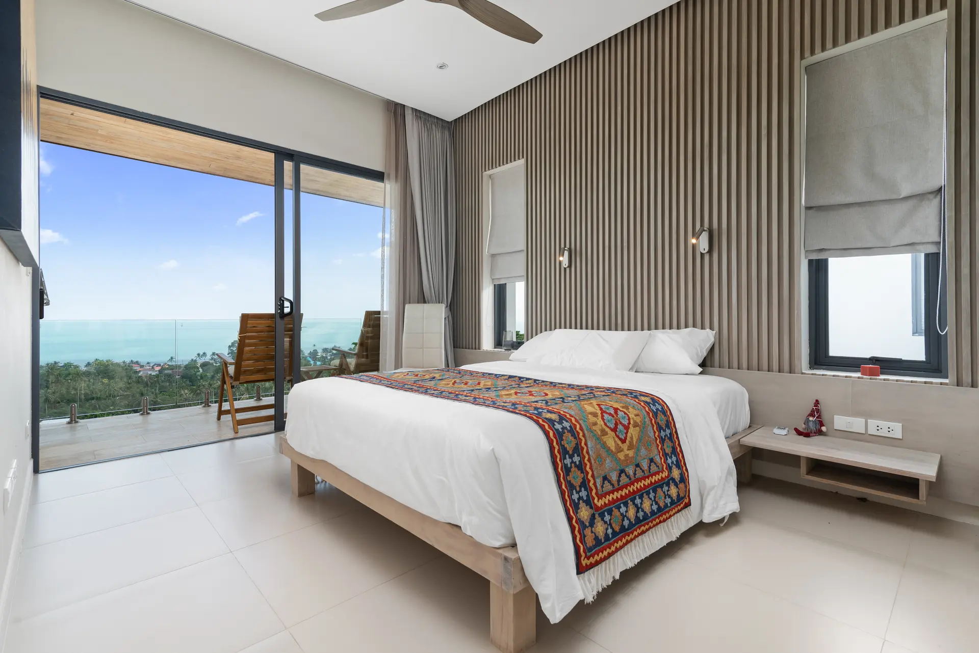 5-Bedroom Sea View Villa for Holiday Rent – Bang Por | Koh Samui - bedroom 1