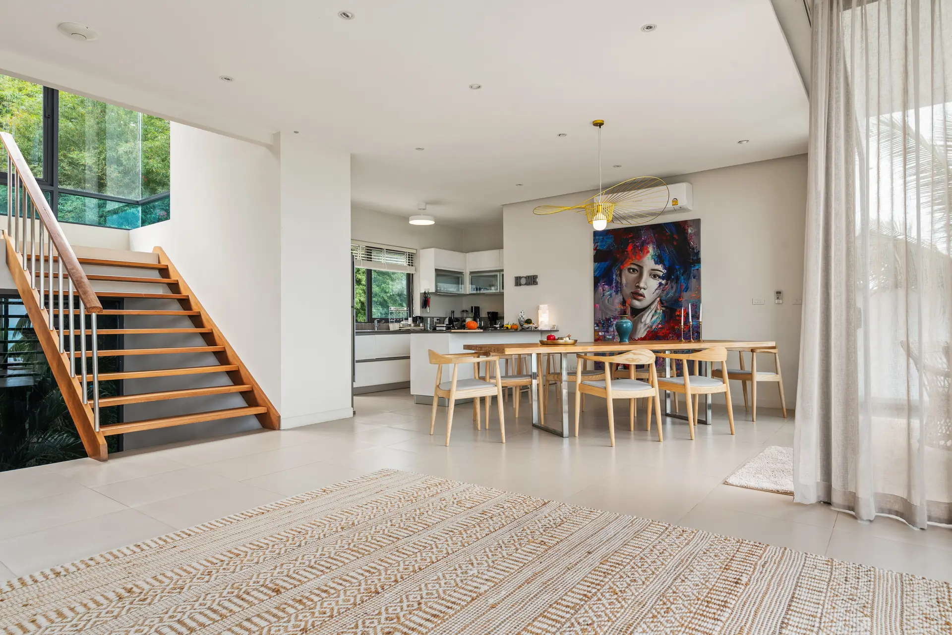 5-Bedroom Sea View Villa for Holiday Rent – Bang Por | Koh Samui - kitchen area