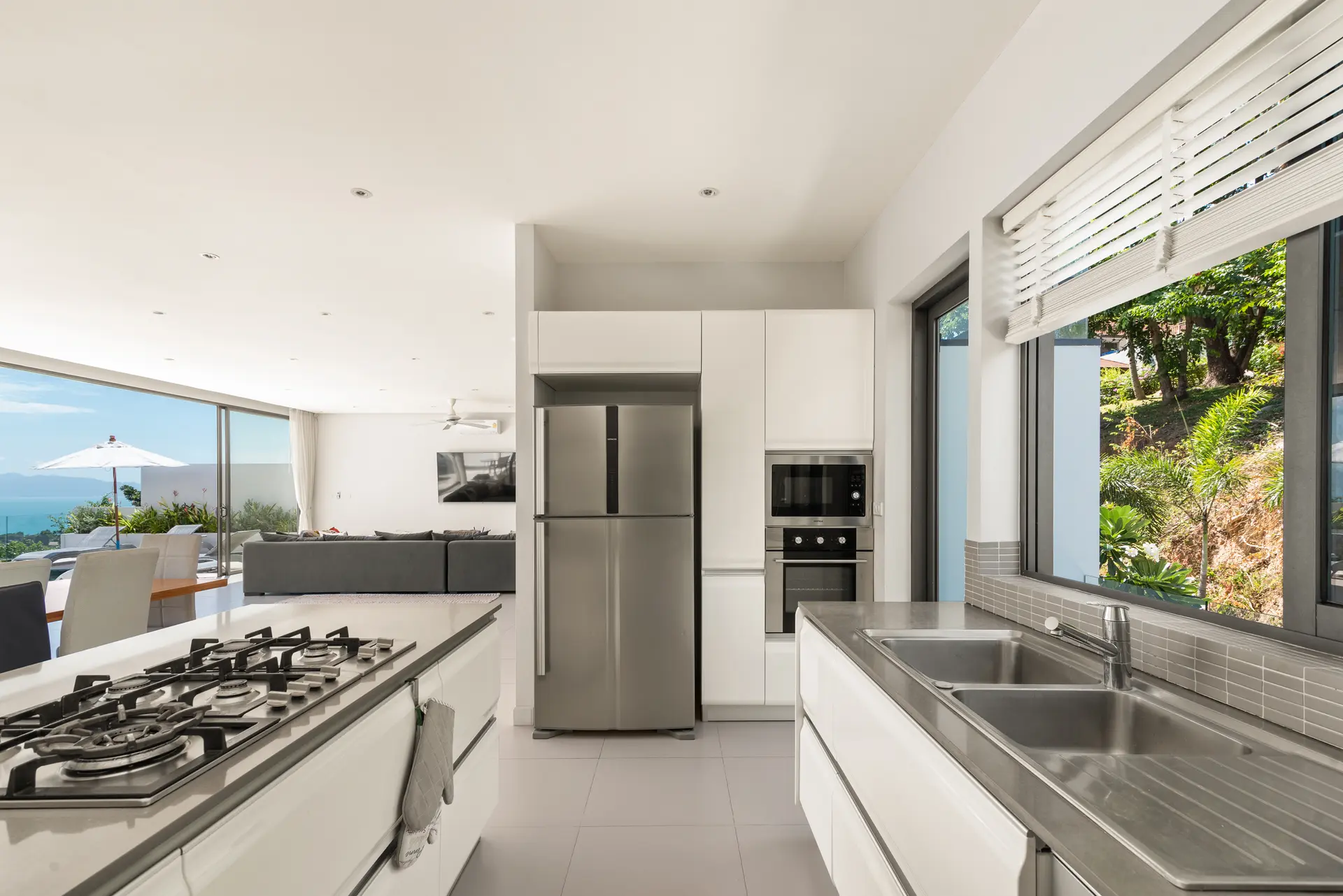 5-Bedroom Sea View Villa for Holiday Rent – Bang Por | Koh Samui - kitchen with all equipments
