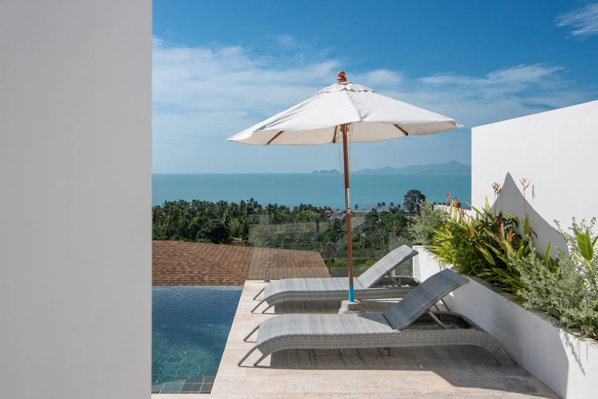 5-Bedroom Sea View Villa for Holiday Rent – Bang Por | Koh Samui - view on koh phangan