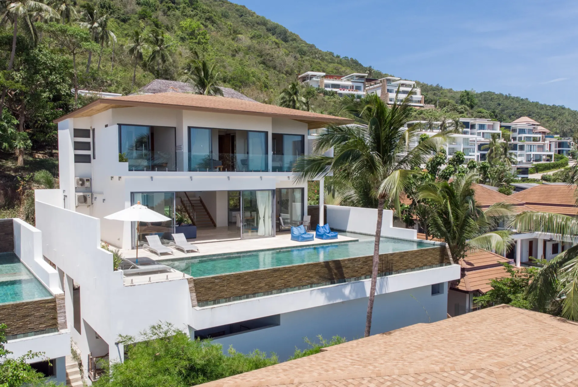 5-Bedroom Sea View Villa for Holiday Rent – Bang Por | Koh Samui